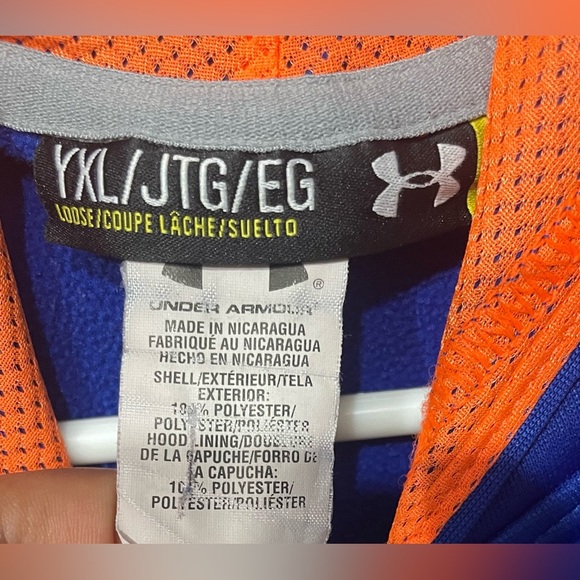 Under Armour sweater for big boys color: blue size:XL - Picture 3 of 3